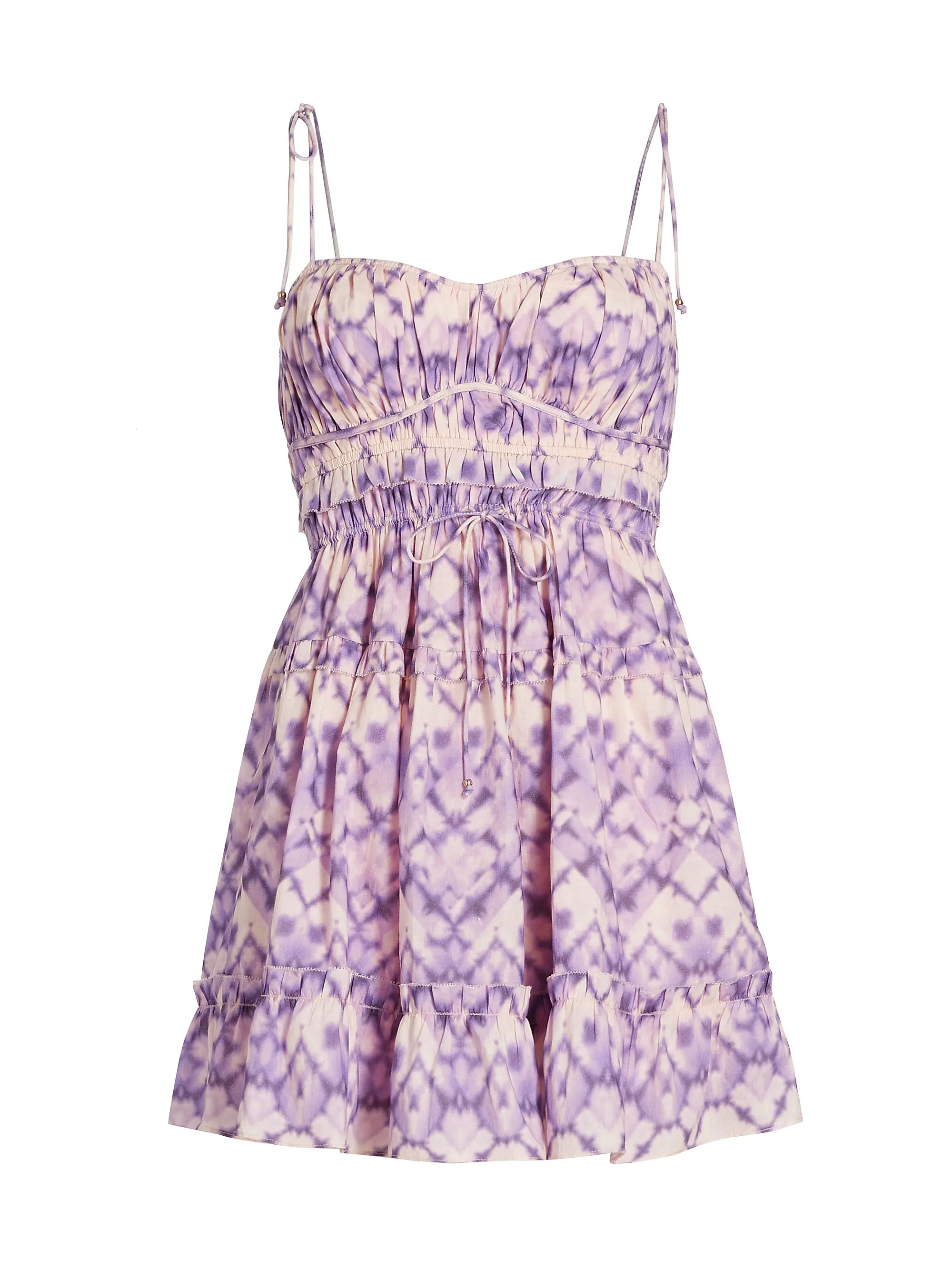 Alice Batik Cotton Minidress | Saks Fifth Avenue