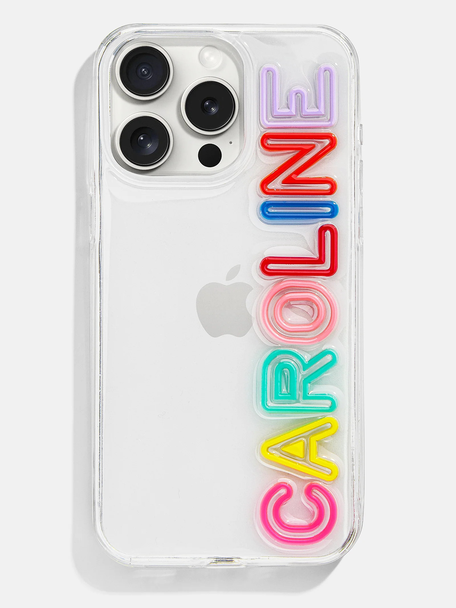 Fine Line Custom iPhone Case - Clear/Multi | BaubleBar (US)