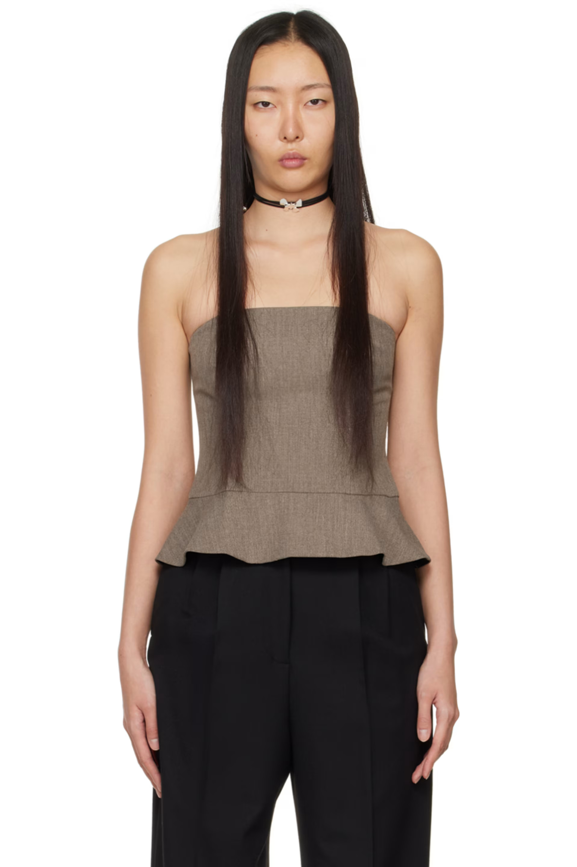 Brown Francis Tank Top | SSENSE