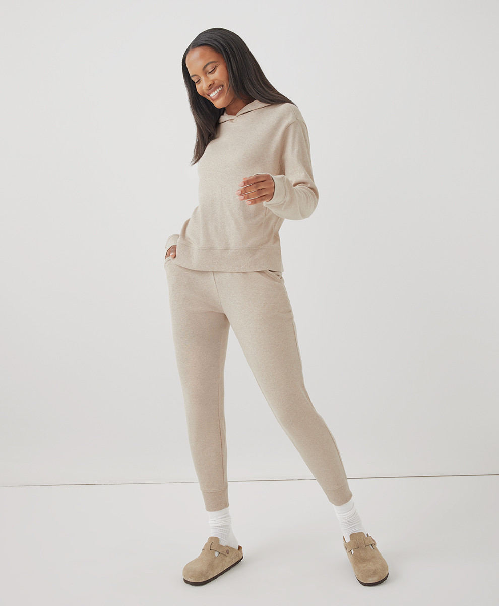 Women's Wheat Heather Airplane Jogger 3XL | Pact Apparel