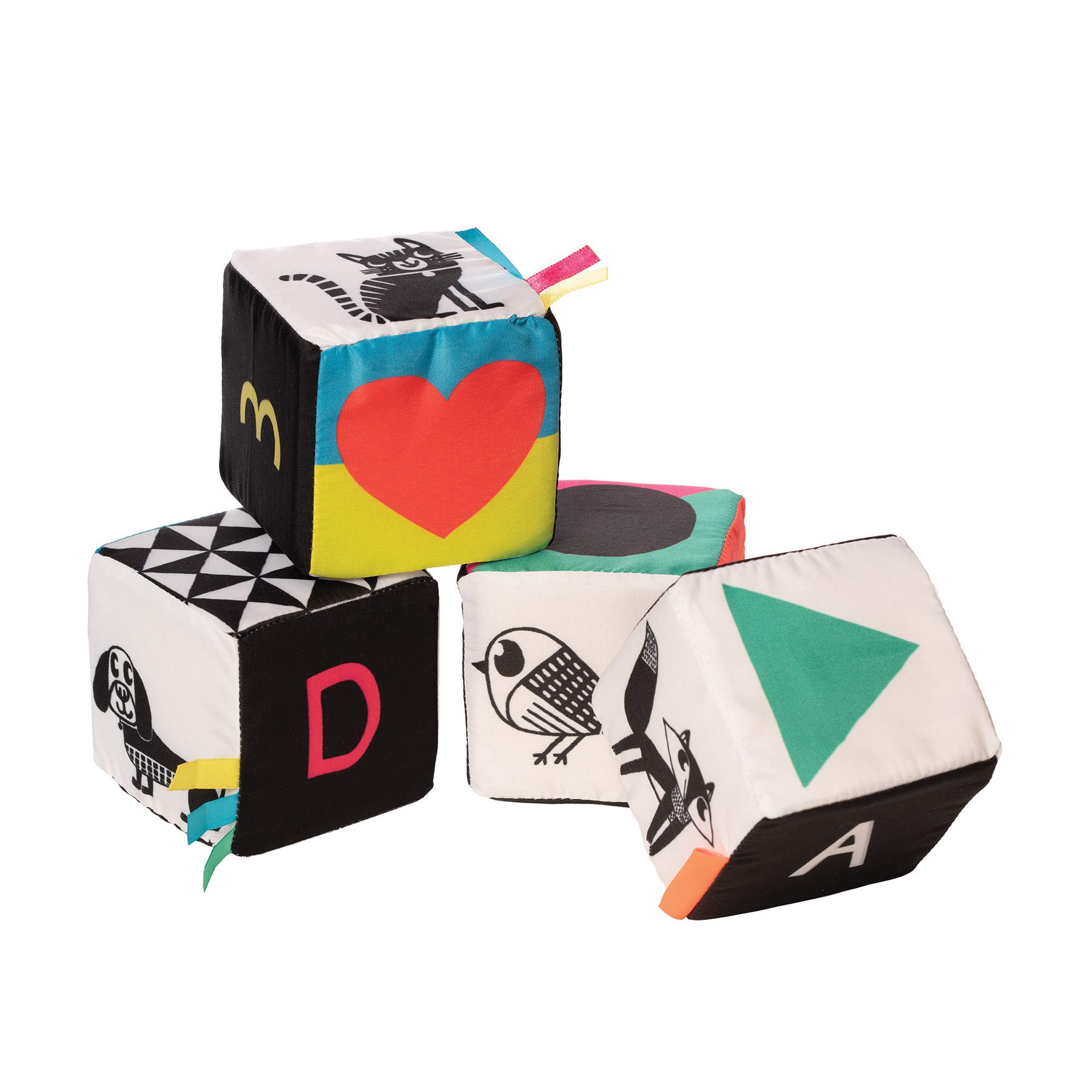 Manhattan Toy Wimmer-Ferguson Mind Cubes Soft Baby Activity Toy | Amazon (US)