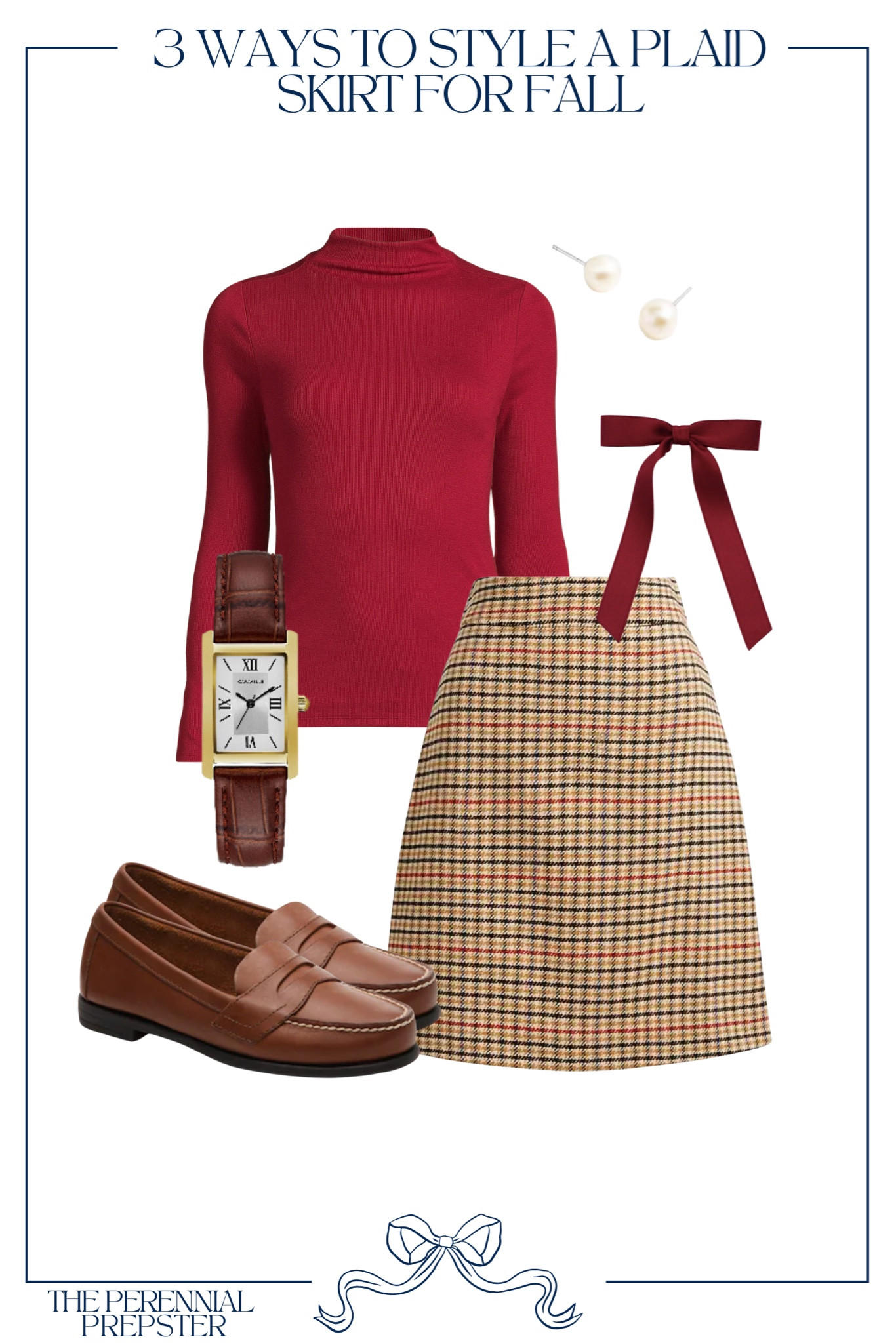 Sharing three ways to style a classic plaid skirt for fall…here is look number 3! Classic and preppy…perfect for fall! 

#LTKSeasonal