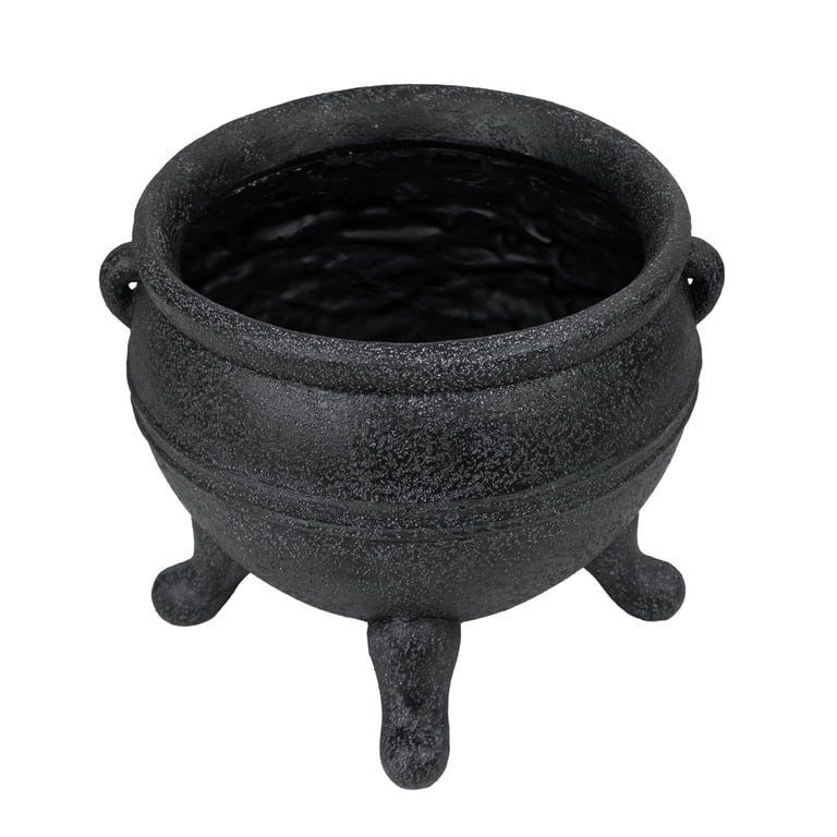 My Texas House Halloween Cauldron Decorative Planter, Black, 14" x 12" | Walmart (US)