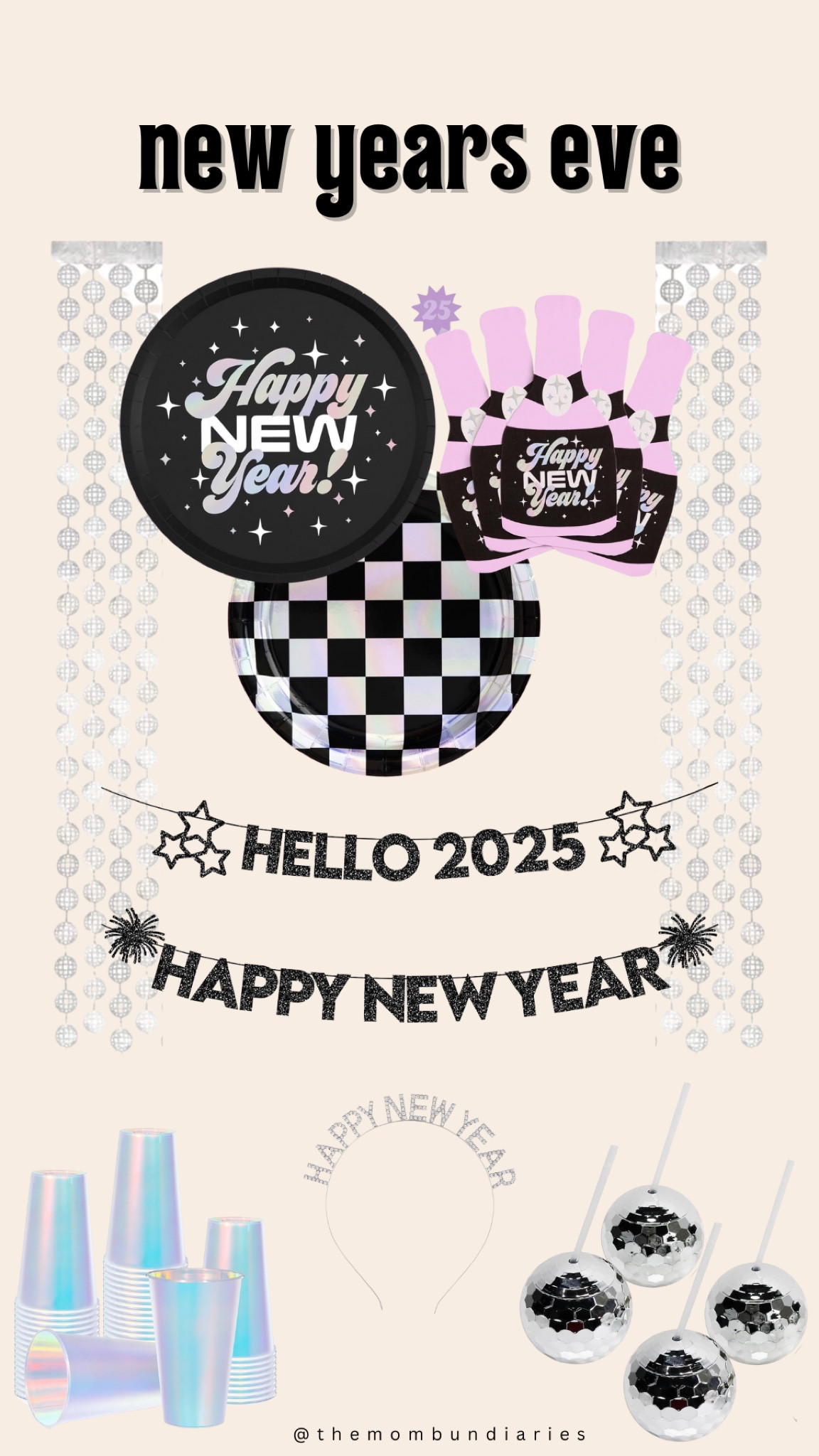 New Years Eve Decor

party supplies • disco ball • checkered • 2025 • amazon 

#LTKHoliday #LTKFindsUnder50 #LTKSaleAlert