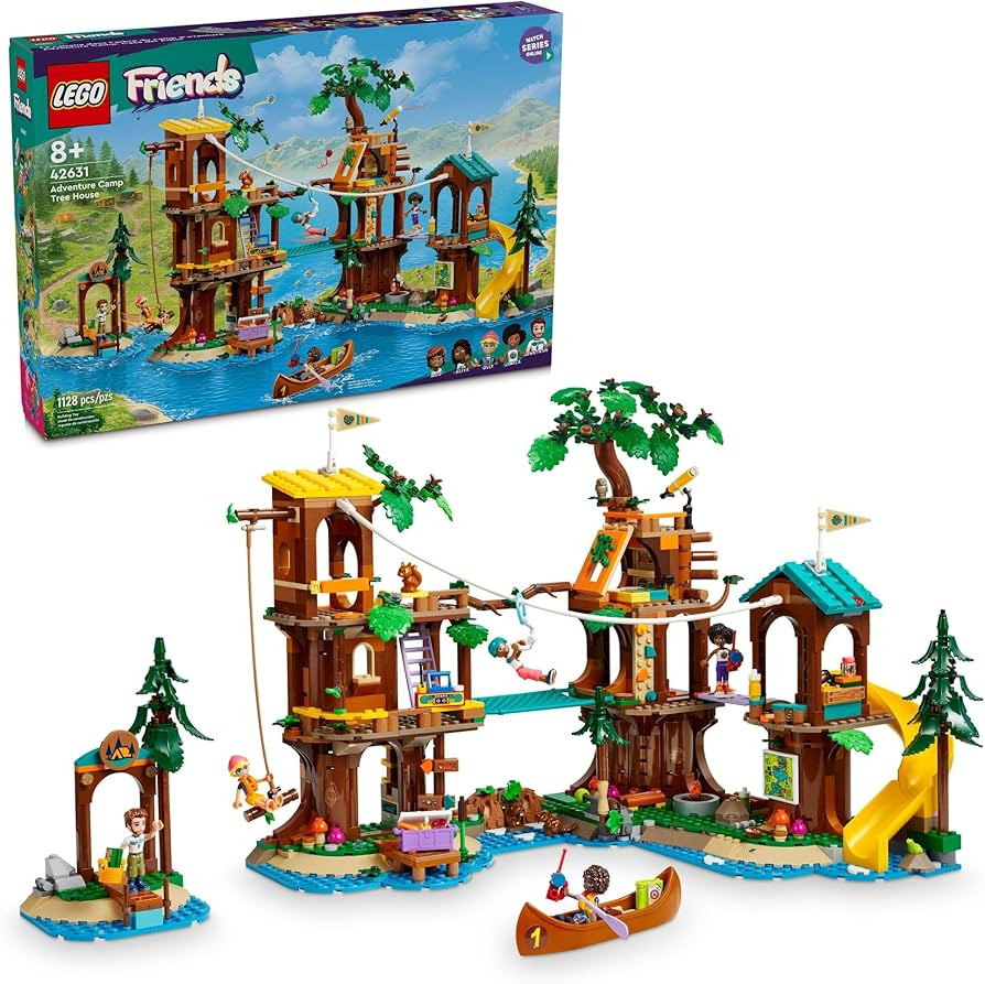LEGO Friends Adventure Camp Tree House Building Toy - Pretend Play Toy Figures & Playsets for Gir... | Amazon (US)