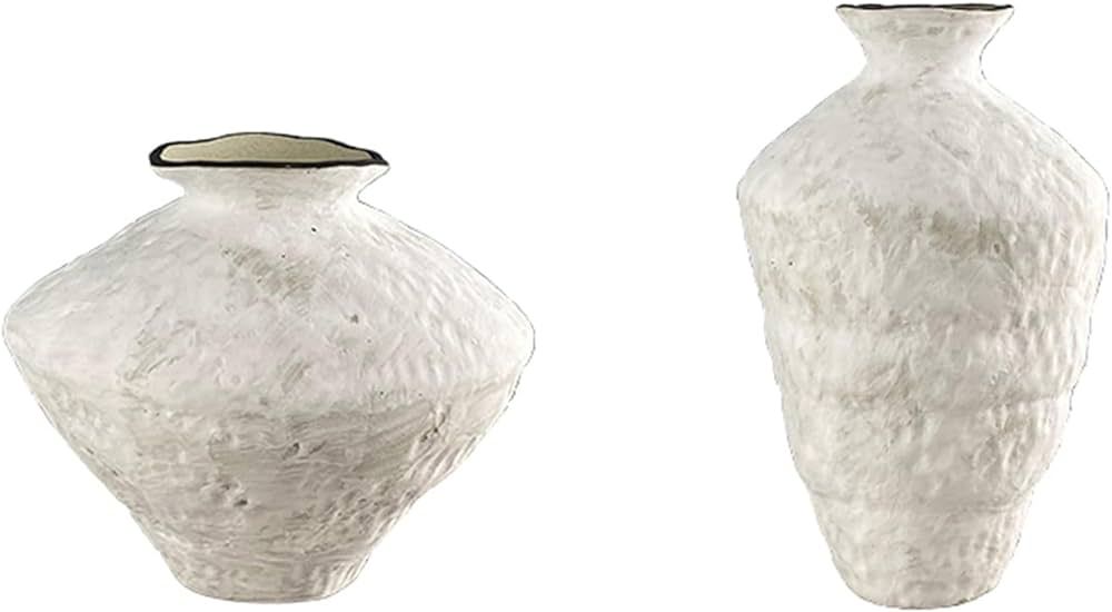 Handmade Vase, Creative Ceramic Vase Vintage Style Home Decor Vase Flower Arrangement Vase for Dr... | Amazon (US)