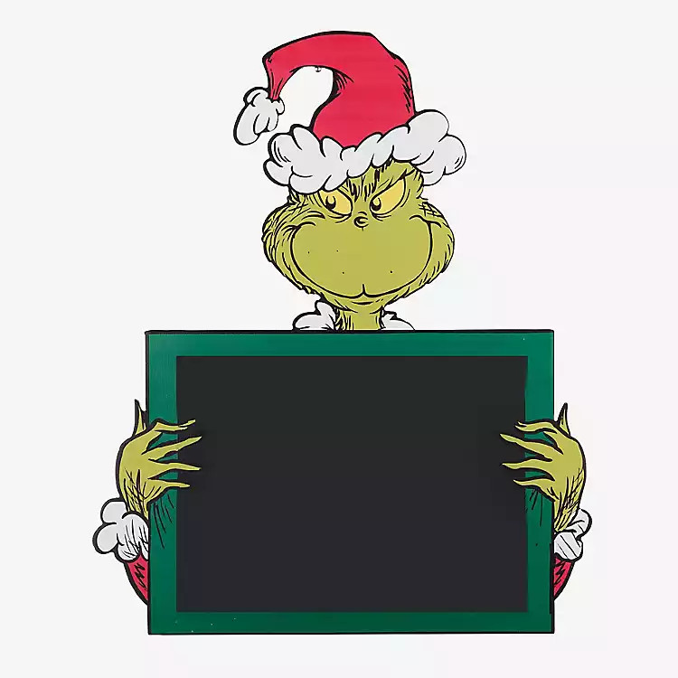 Grinch Wall Chalkboard | Kirklands Home | Kirklands