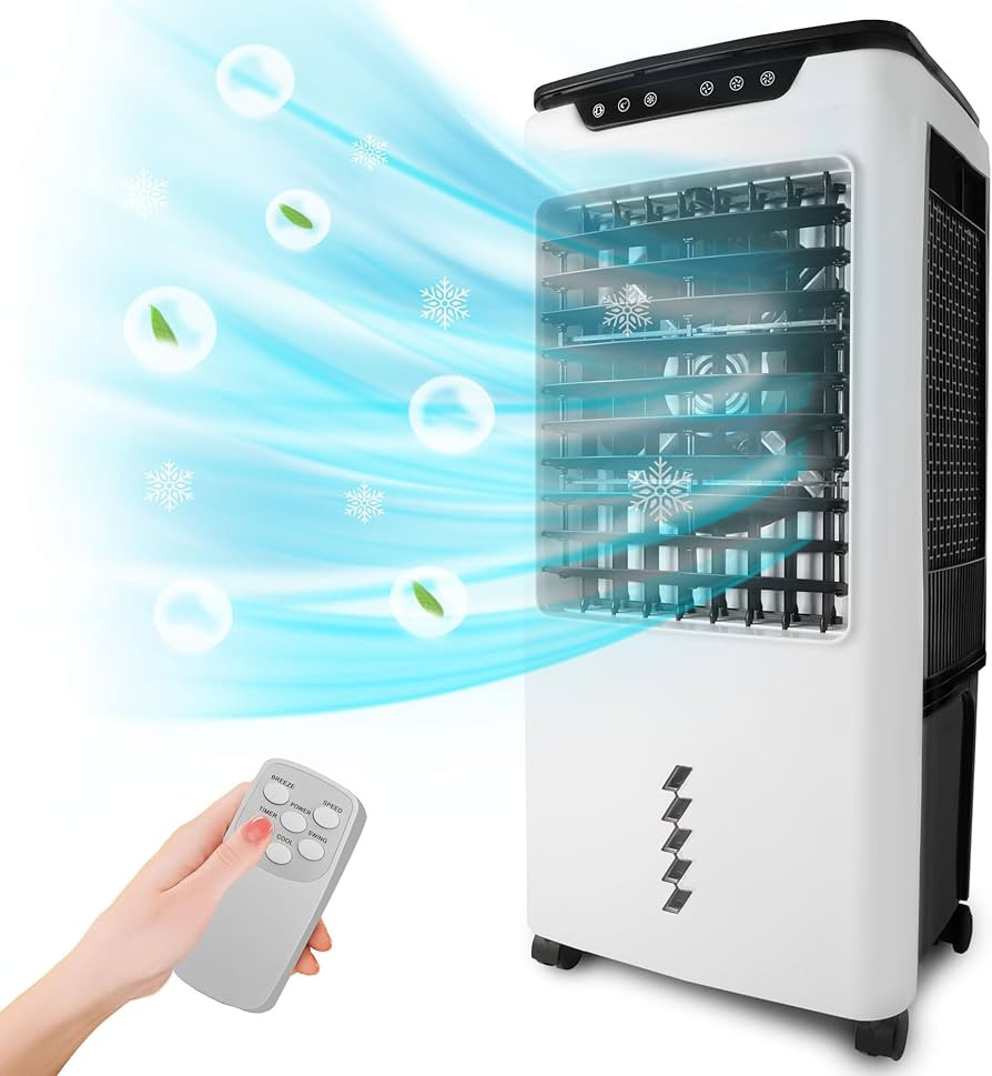 Gorilla Gadgets Powerful Swamp Cooler 5300 CFM, 7 Gallons Water Tank, Portable Indoor Evaporative... | Amazon (US)