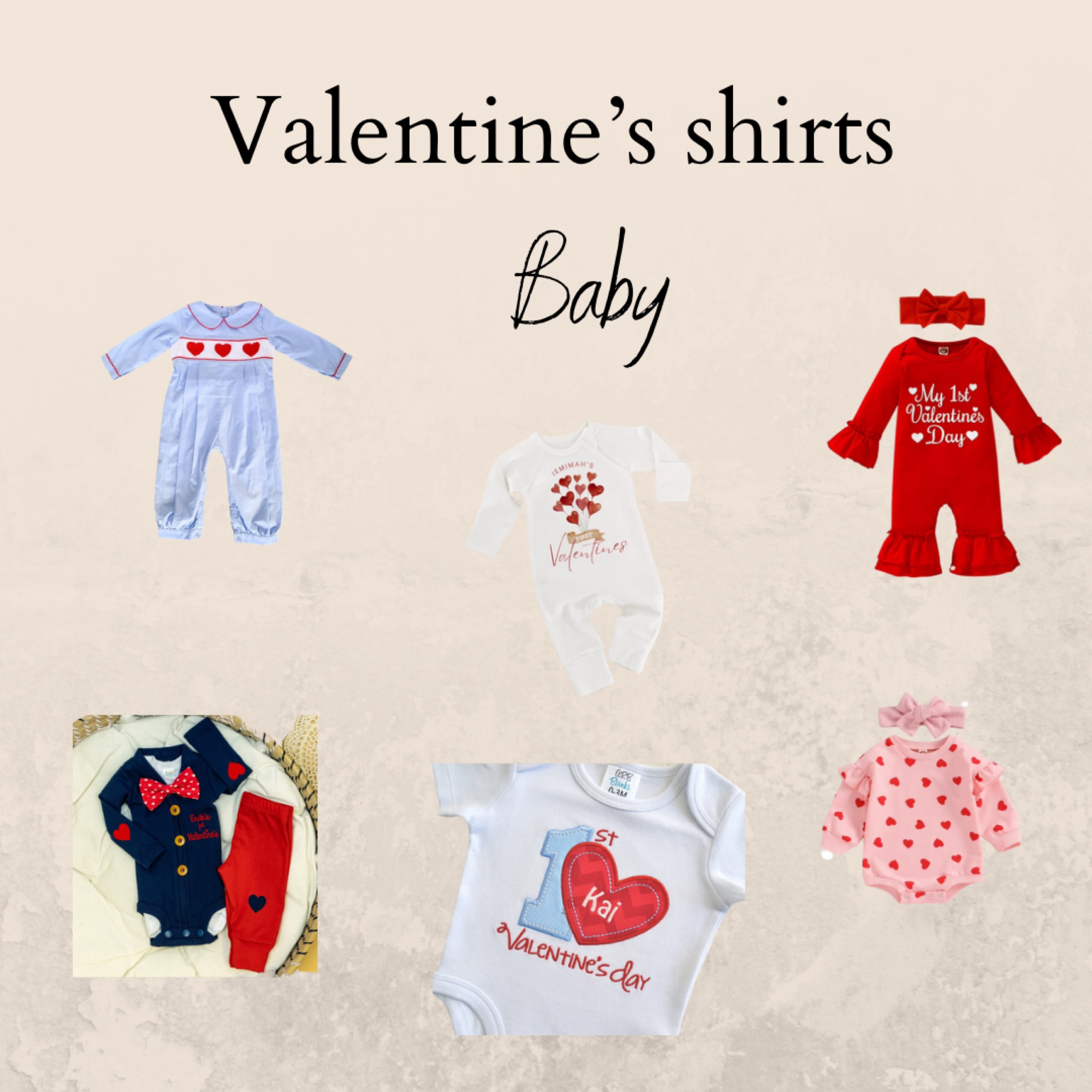 Baby’s first valentines// baby boy valentines// baby girl valentines 

#LTKSeasonal #LTKkids #LTKbaby