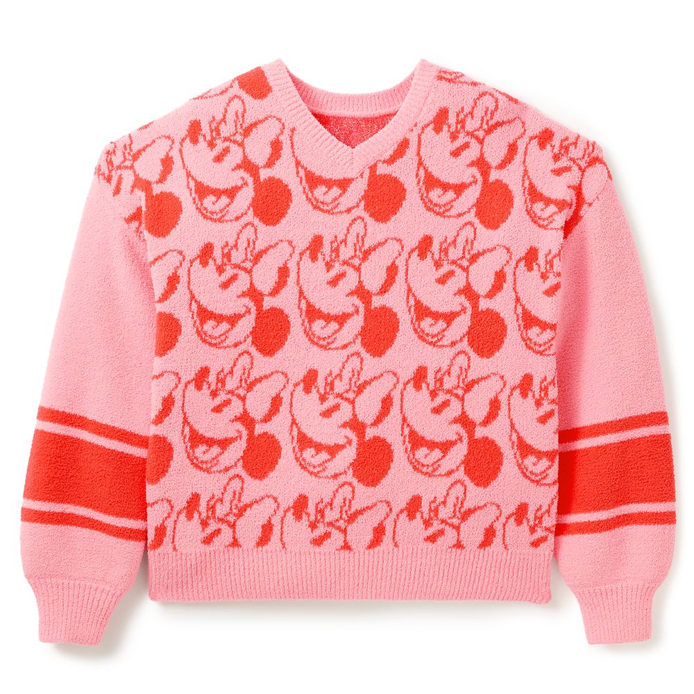 Minnie Mouse Boucle V-Neck Sweater for Women – Exclusive | Disney Store