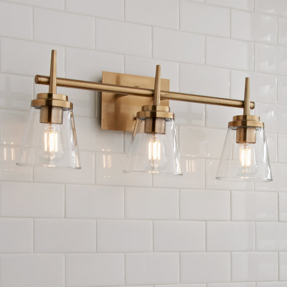 Tapered Spike Vanity Light - 3 Light | Shades of Light