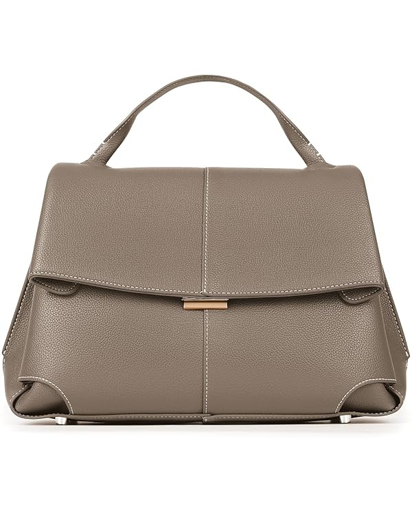 Top Handle Bag Handbags Large Faux Leather Satchel Bags for Women Luxury Designer Business Crossb... | Amazon (US)