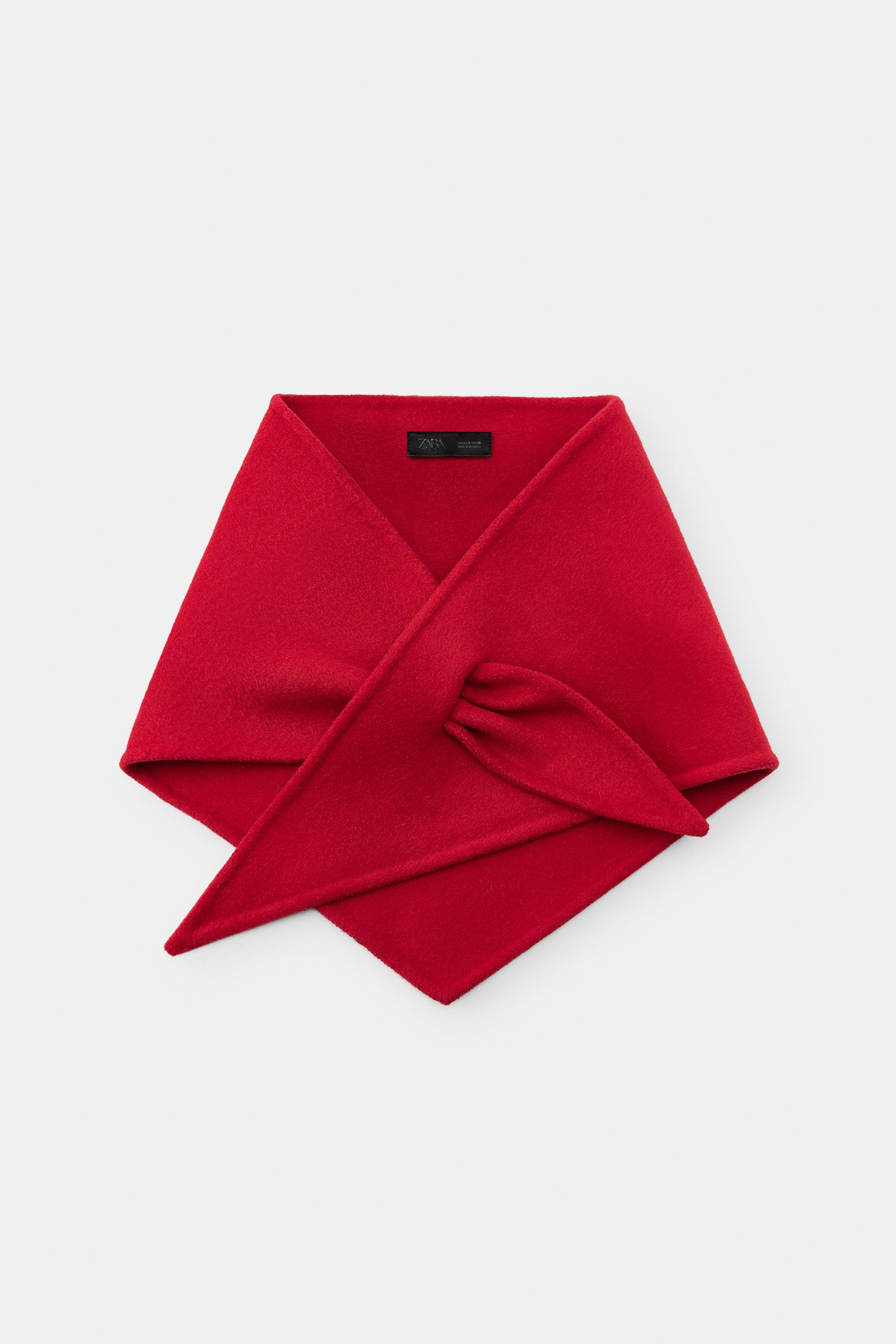 TRIANGLE BANDANA WITH WOOL | Zara Canada