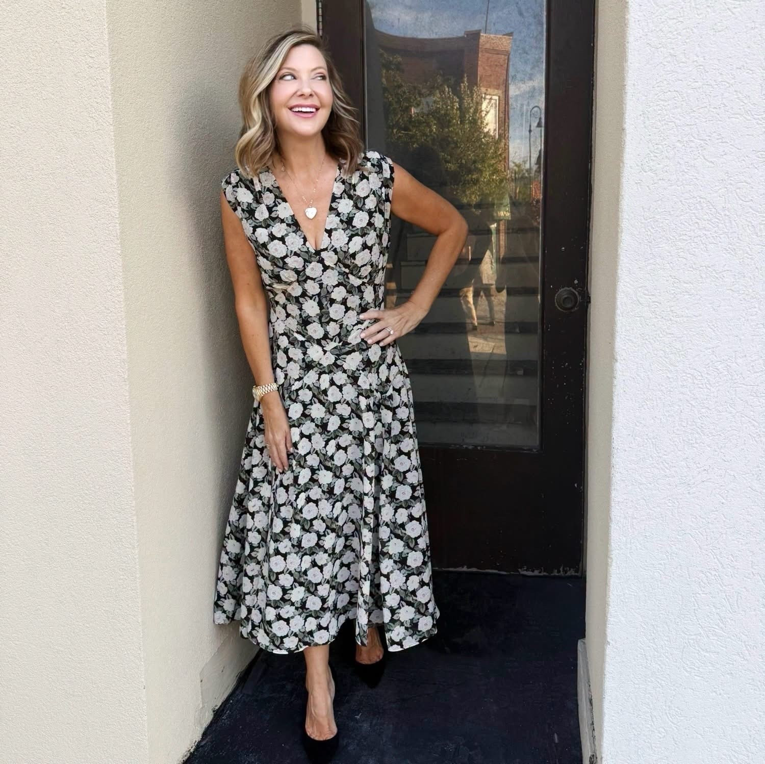 Good Morning! Happy Thursday! Rolling right thru the week! 

Had family pics last night! Here’s the dress I wore! Love it! Wore heels! Went all out! 

Dropping 🔗👇

#LTKgrwm #LTKSaleAlert