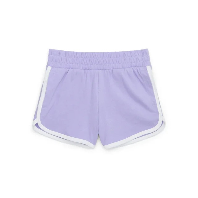 Wonder Nation Girls Knit Dolphin Shorts, Sizes 4-18 & Plus | Walmart (US)