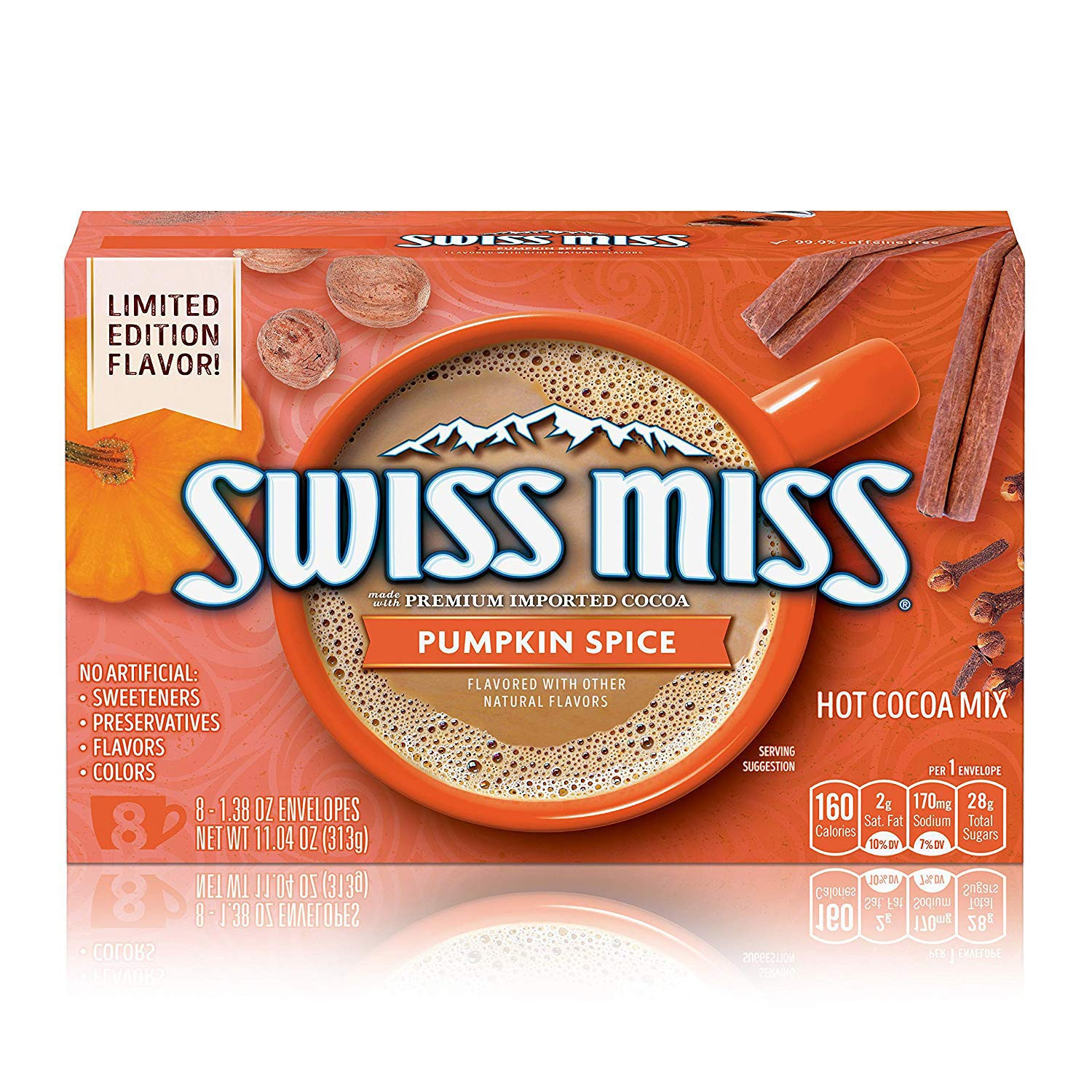 Swiss Miss Hot Cocoa Mix Pumpkin Spice, 11.04 Ounce | Amazon (US)
