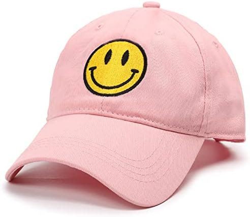 SONMONY Smiley Face Trucker Hat Washed Dad Hat for Men Women Cute Baseball Caps Unstructured Smil... | Amazon (US)