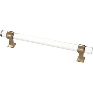 Liberty Acrylic Bar 6-5/16 in. (160 mm) Champagne Bronze and Clear Acrylic Drawer Pull P44558C-72... | The Home Depot