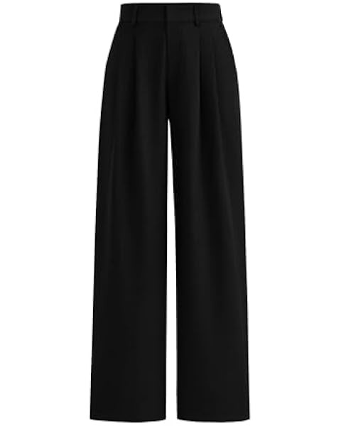 CIDER High Waist Pleated Wide Leg Pants | Amazon (US)