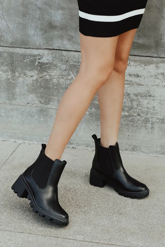 Waylen Black Ankle Boots | Lulus (US)