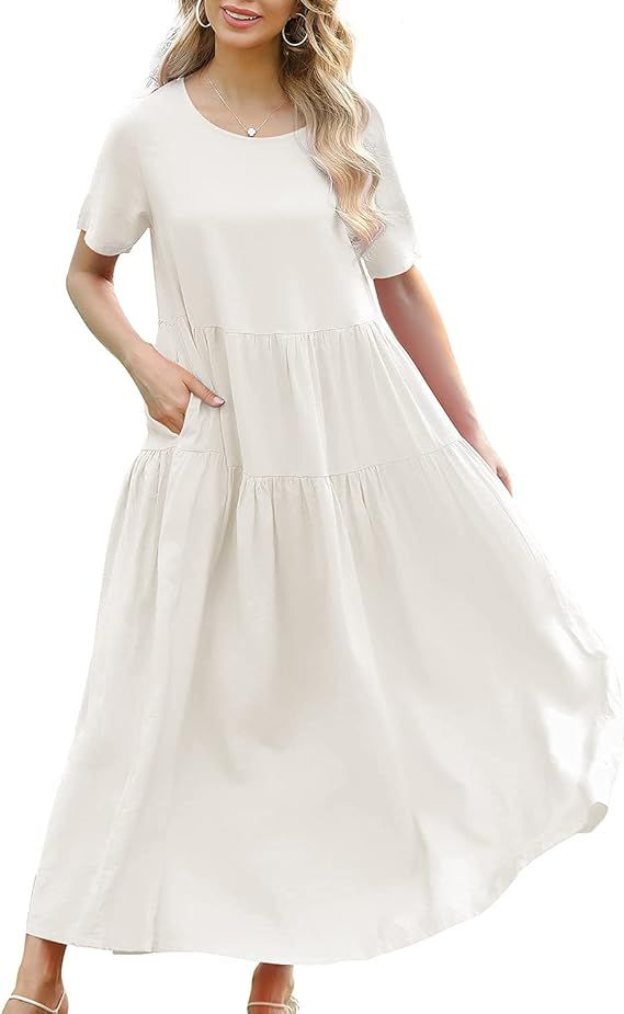 YESNO Women's Maxi Dress | Amazon (UK)