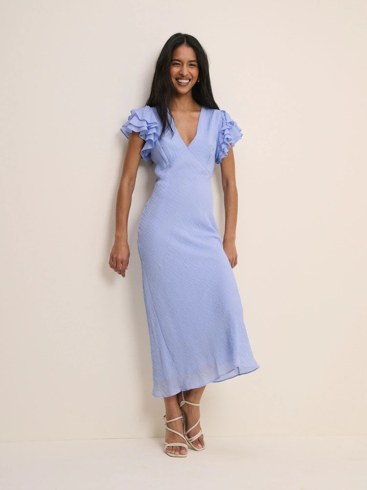 Nobodys Child Blue Layla Midi Dress | Next EU