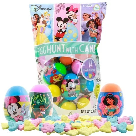 rankford Disney Themed Candy Filled Plastic Easter Eggs, 14 Count | Walmart (US)