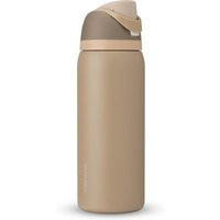 Owala FreeSip 32 oz Stainless Steel Water Bottle in Grey Brown | Glik's