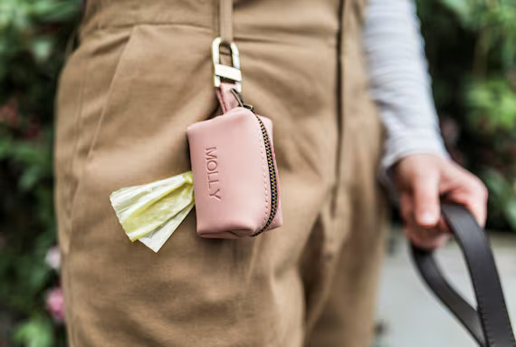 Dog poop bag holder, Dog waste bag holder, Leather Dog poop bag dispenser, Dog waste bag dispense... | Etsy (US)