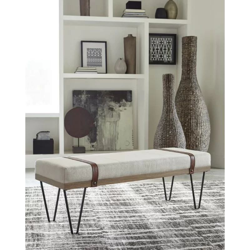 Pine Lawn Upholstered Bench | Wayfair North America