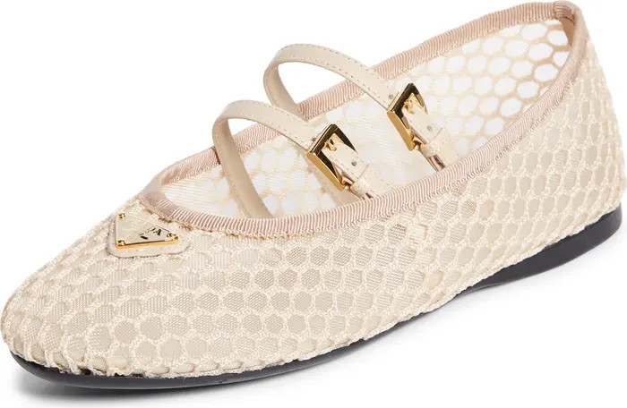 Ballerine Mesh Mary Jane Flat (Women) | Nordstrom
