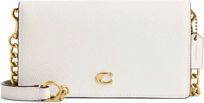 Polished Pebble Leather Crossbody Bag | Nordstrom