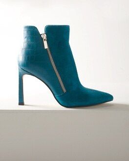 Croc High Heeled Bootie | White House Black Market