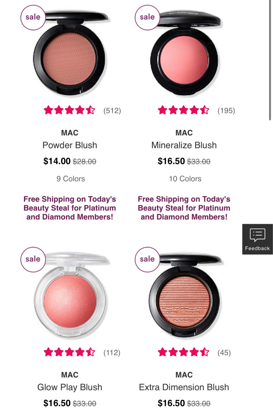 MAC blushes are 50% off today at ulta! My favorite is Mineralize Blush in Warm Soul ☺️ #salealert #beautysale #makeupsale #ultabeauty 

#LTKSale #LTKsalealert #LTKbeauty