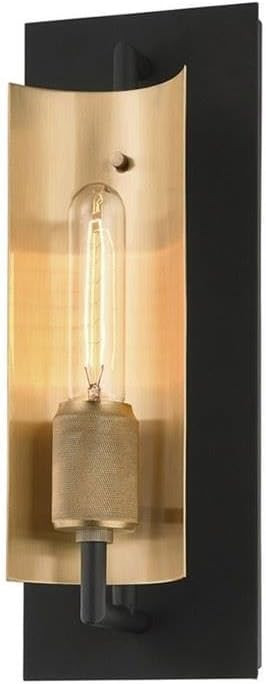 Troy Lighting B6781-SKB/BBA Emerson One Light Wall Sconce | Amazon (US)