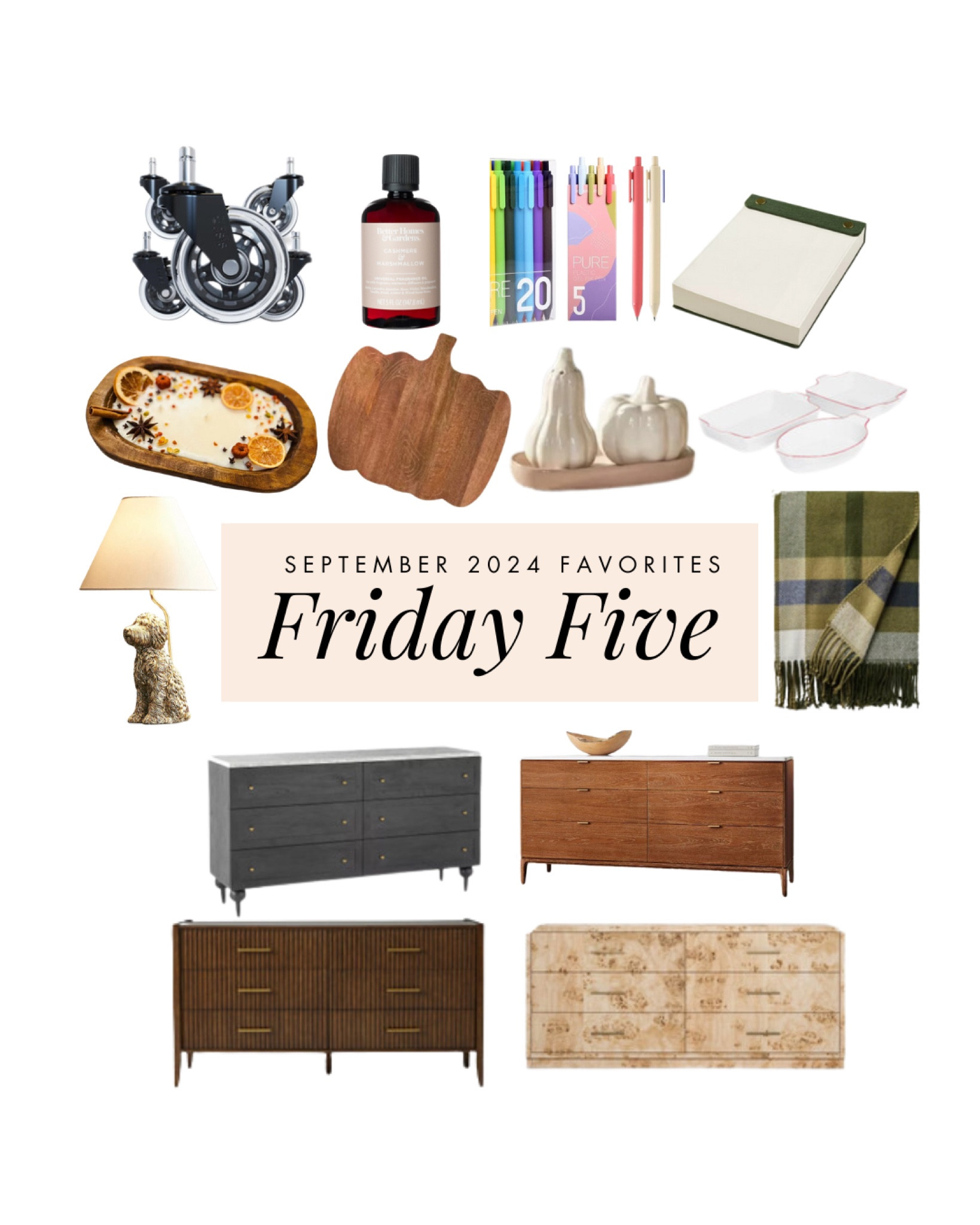 Our favorite items from our September Friday Five series.

#LTKHome #LTKSeasonal