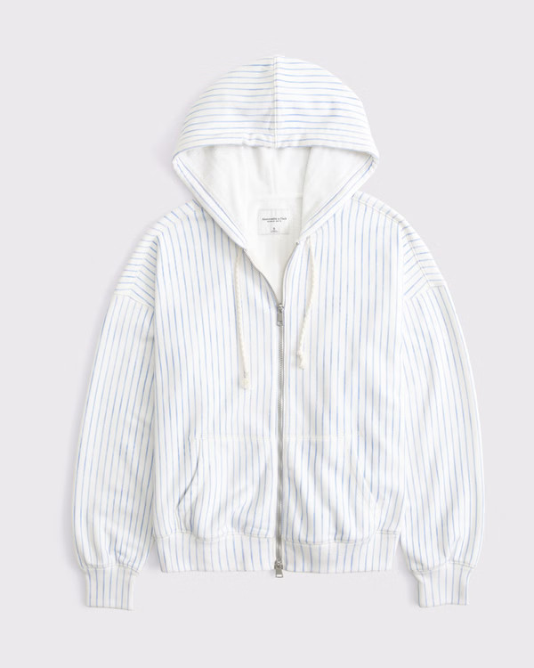 Sunday Terry Hooded Full-Zip | Abercrombie & Fitch (US)