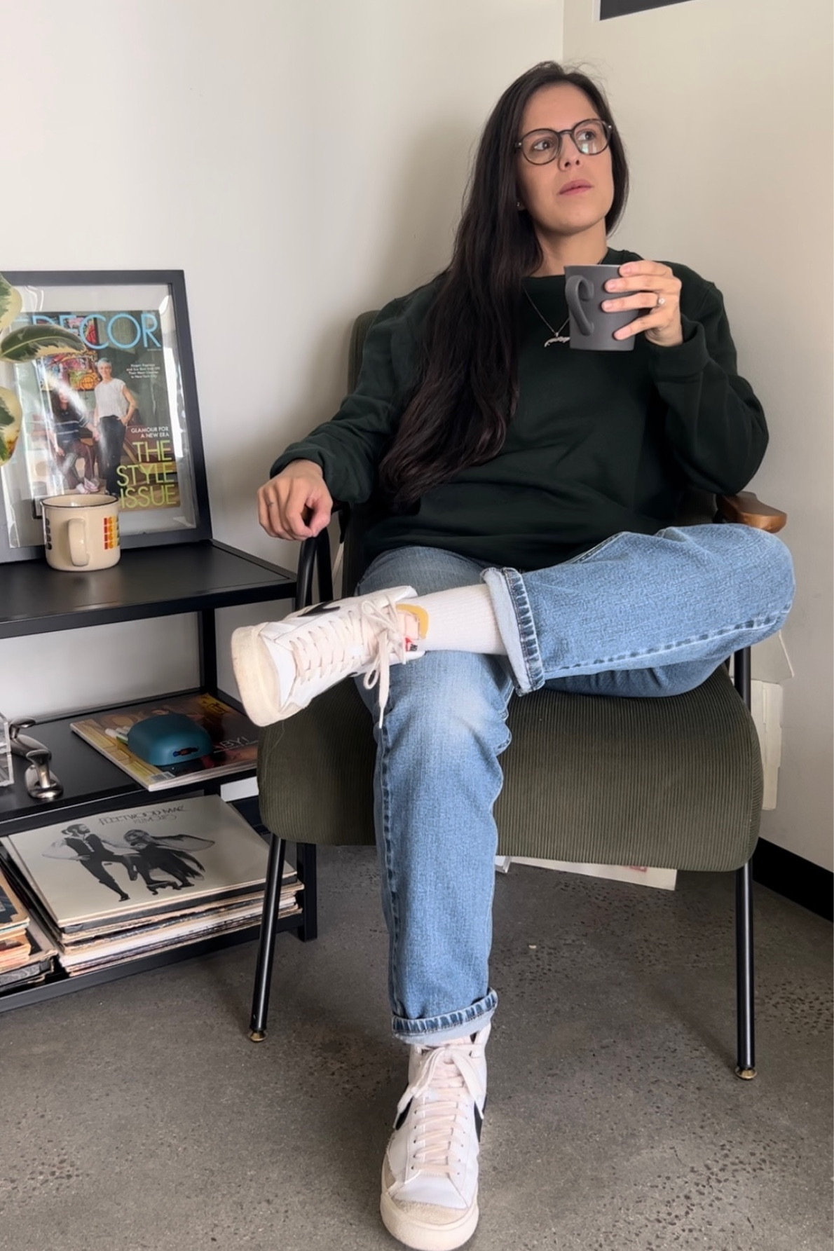 Green crew neck and light wash jeans is my easy outfit go to 

#LTKGiftGuide #LTKworkwear #LTKmens