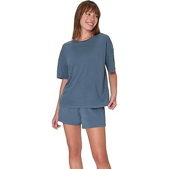 Hanes Women's Pajamas Set, Comfywear Pajamas for Women Set, Originals SupertSoft Loungewear, T-Sh... | Amazon (US)