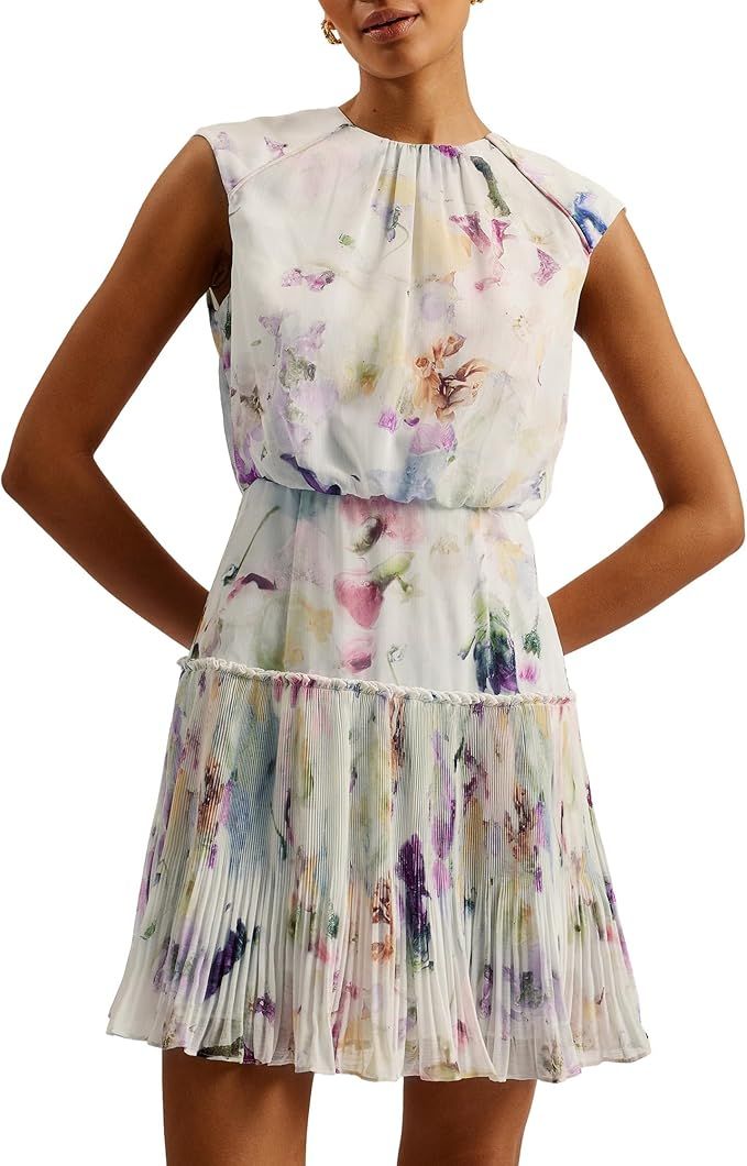 Ted Baker Women's Saintly Sleeveless Mini Dress | Amazon (US)