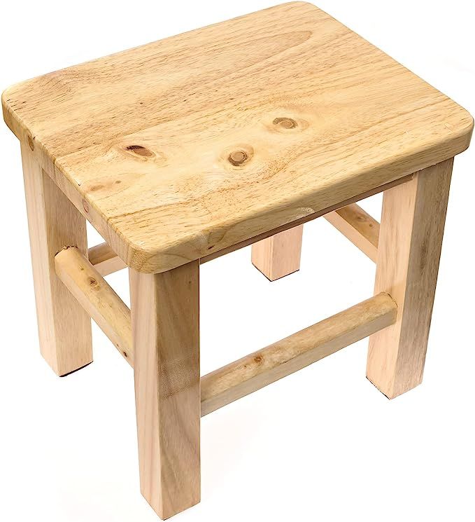 Emerging Green Wooden Step Stool for Adults | Step Stool for Women | Wood Stool | Alternative to ... | Amazon (US)