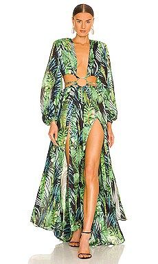 Bronx and Banco Jungle Maxi Dress in Green Multi from Revolve.com | Revolve Clothing (Global)
