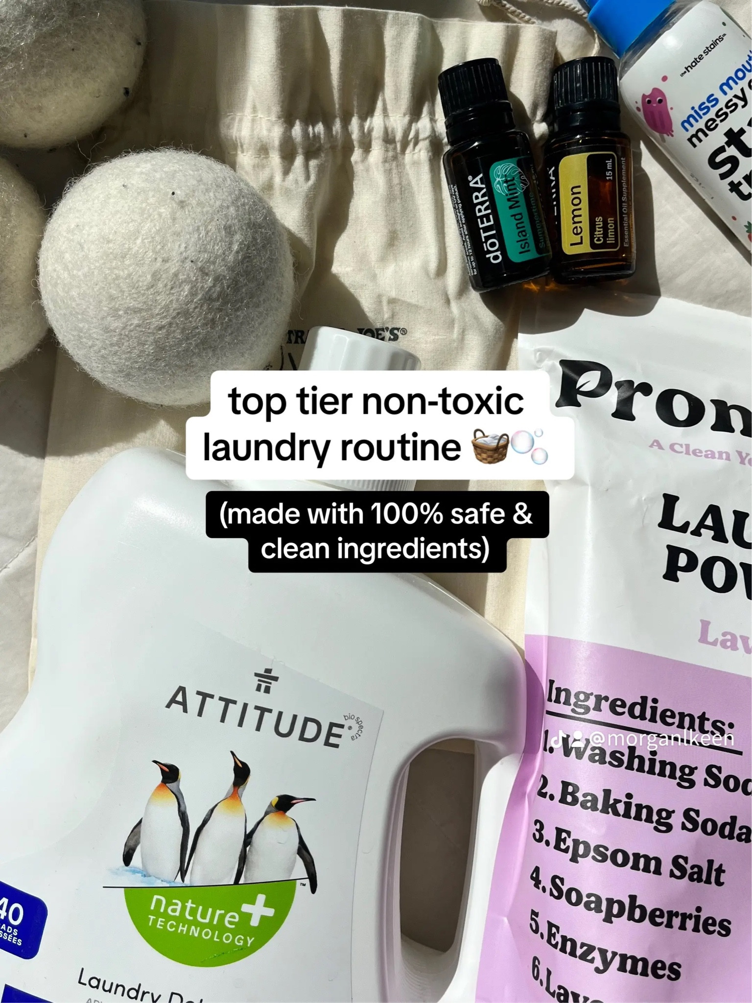 100% non-toxic laundry options! 