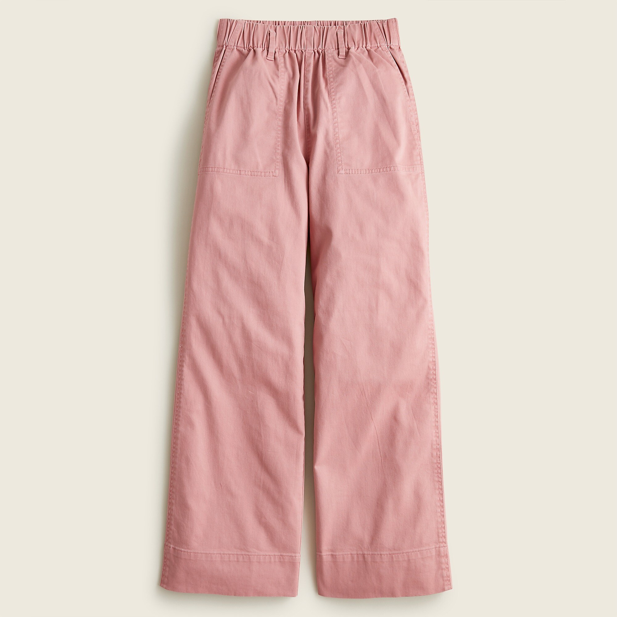 Pull-on wide-leg chino pant | J. Crew US