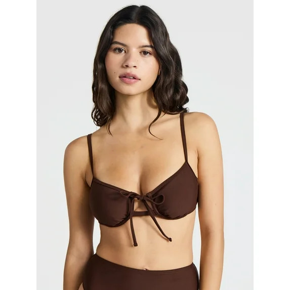 No Boundaries Underwire Bikini Top, Women’s | Walmart (US)