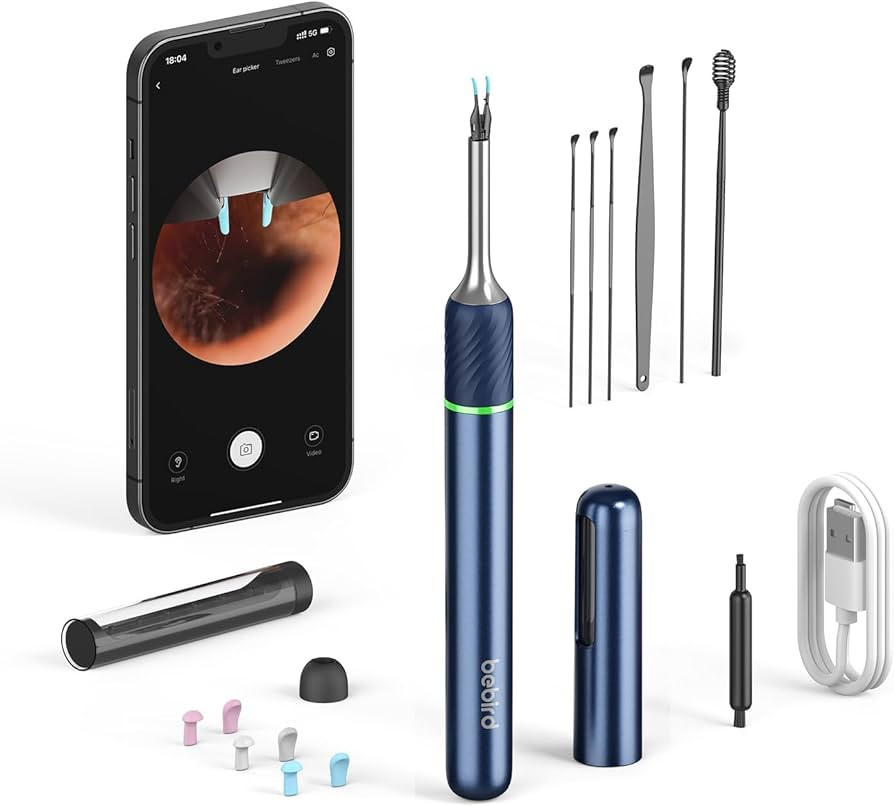[Cutting-Edge] BEBIRD Note5 Ear Wax Removal Tool: Ear Cleaner with Camera 10 Megapixel Otoscope, ... | Amazon (US)