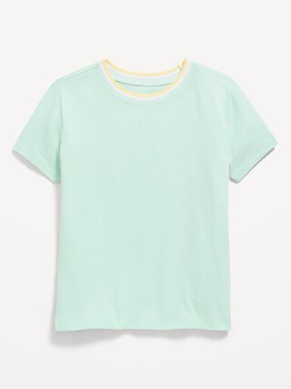 Softest Short-Sleeve T-Shirt for Girls | Old Navy (US)
