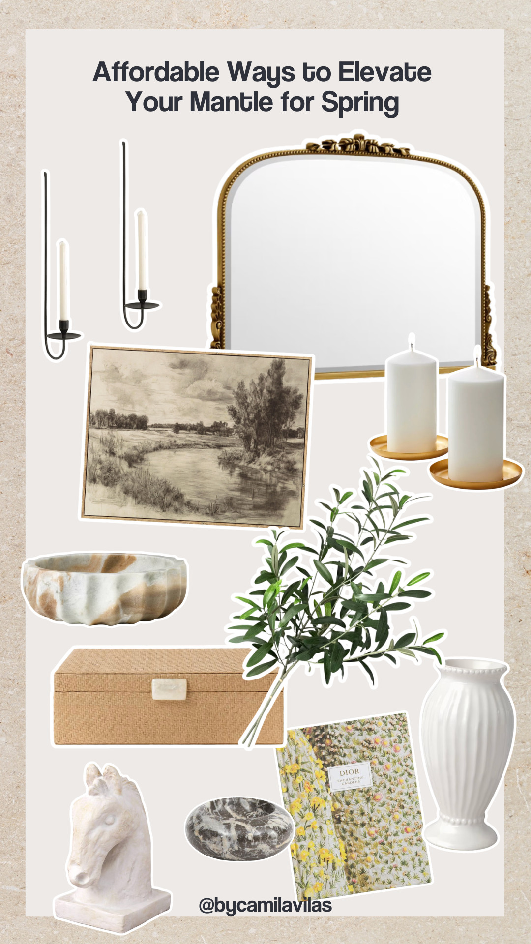  Starting to plan the fireplace decor and found such cute pieces for Spring! And these candle sconces are such a great dupe for the Pottery Barn ones that are four times as expensive!

#LTKHome