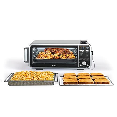 Ninja SP351 Foodi Smart 13-in-1 Dual Heat Air Fry Countertop Oven, Dehydrate, Reheat, Smart Therm... | Amazon (US)