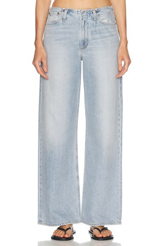 AGOLDE Lex Low Slung Baggy in Blue | FWRD 